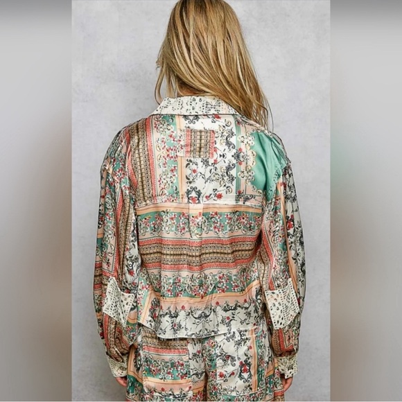 POL Patchwork Jacket and Joggers Set - Picture 3 of 6